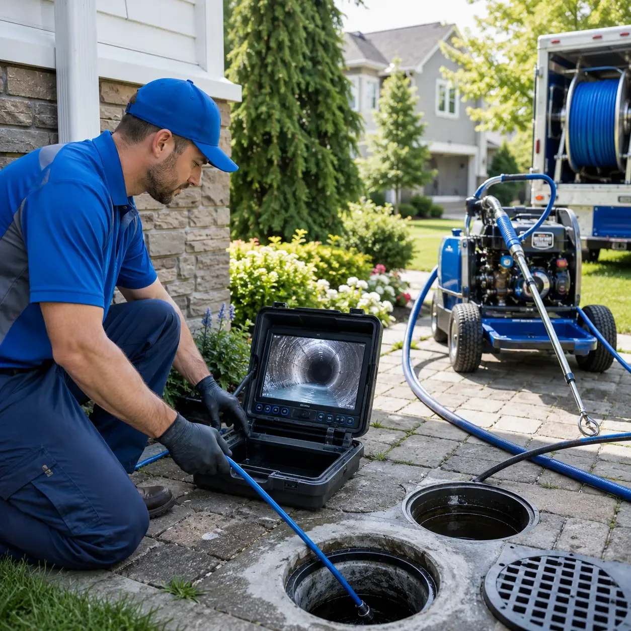 Outdoor drain cleaning professionals serving Breedsville, MI
