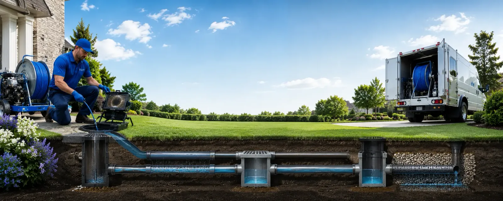 Outdoor drain cleaning information for Breedsville, MI